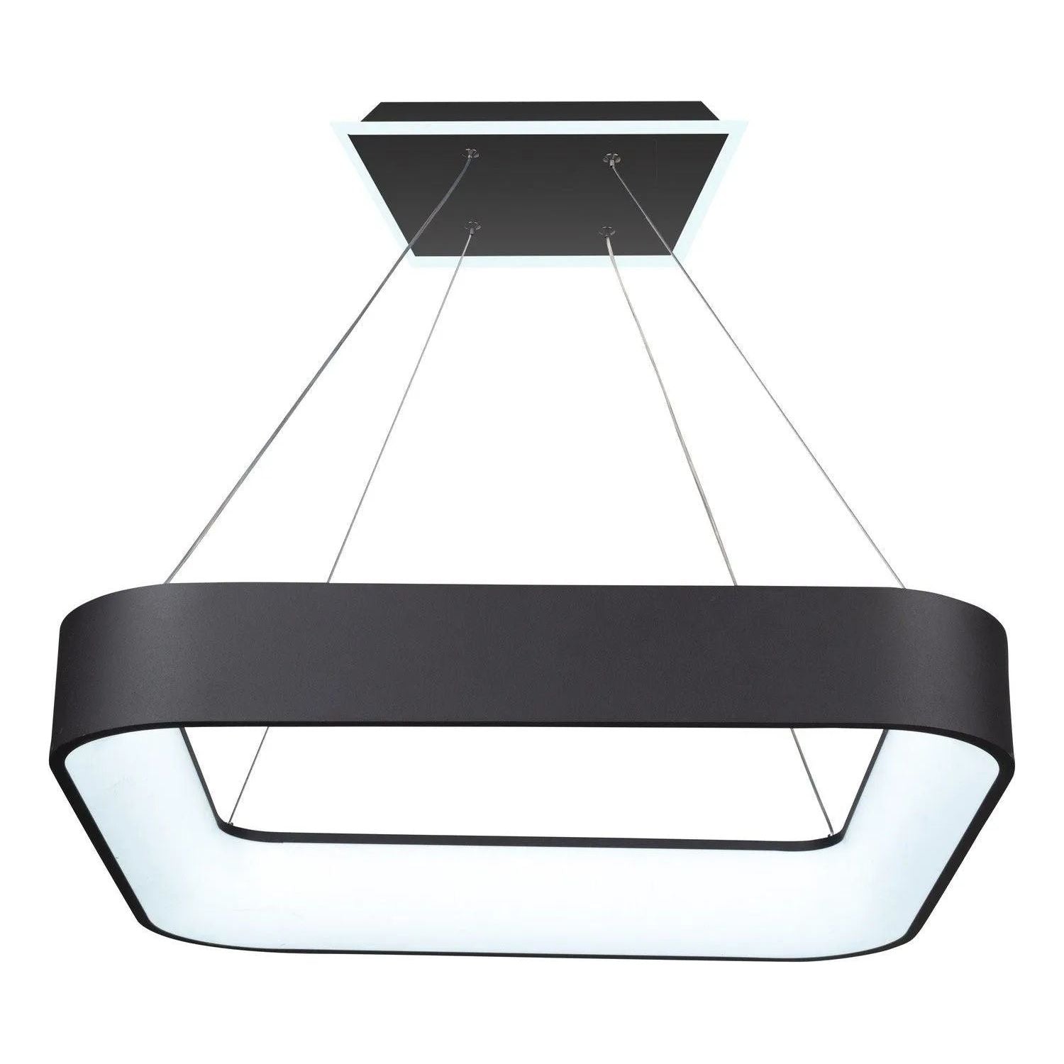 Artcraft Lighting - Lazio LED Rectangular Chandelier - BT2021BK | Montreal Lighting & Hardware