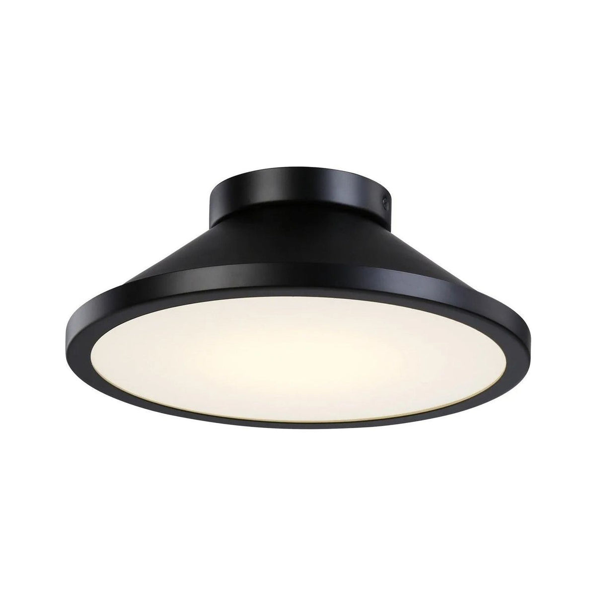 Artcraft Lighting - Lucida LED Flush Mount - AC7021BK | Montreal Lighting & Hardware