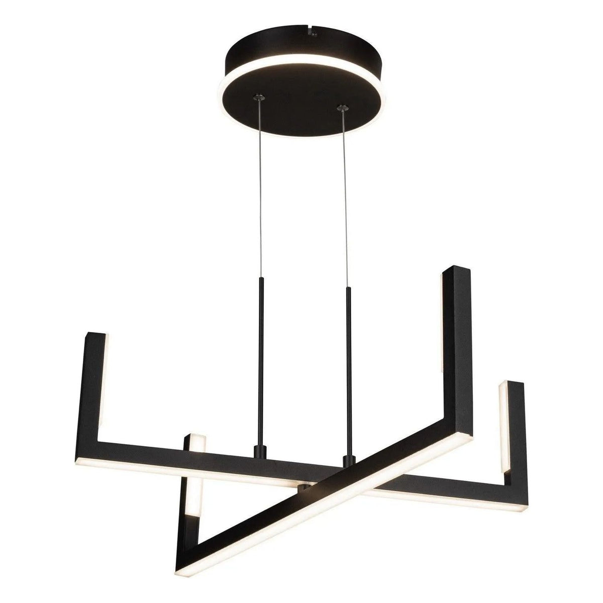 Artcraft Lighting - Silicon Valley LED Chandelier - AC6774BK | Montreal Lighting & Hardware