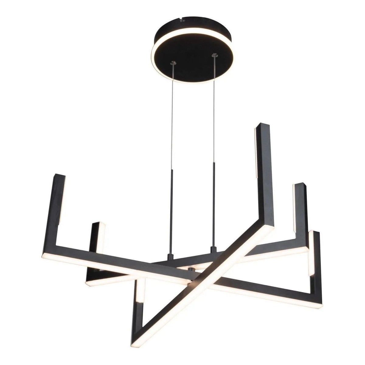 Artcraft Lighting - Silicon Valley LED Chandelier - AC6776BK | Montreal Lighting & Hardware