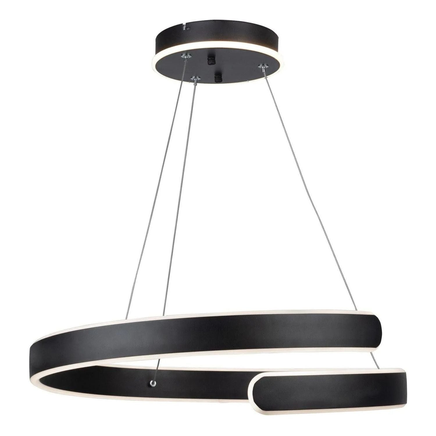 Artcraft Lighting - Sirius LED Chandelier - AC7619BK | Montreal Lighting & Hardware