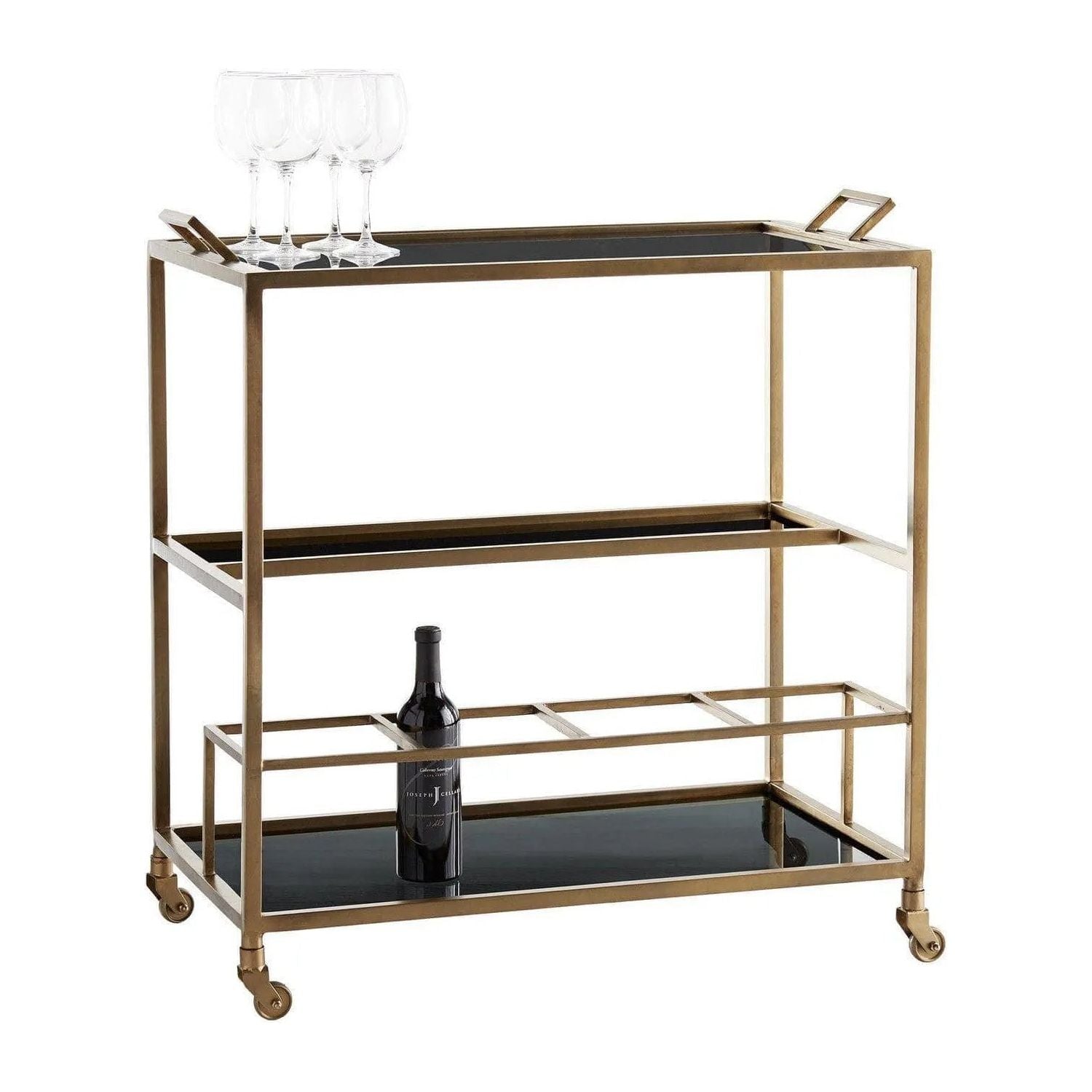 Arteriors - Jak Bar Cart - 4395 | Montreal Lighting & Hardware