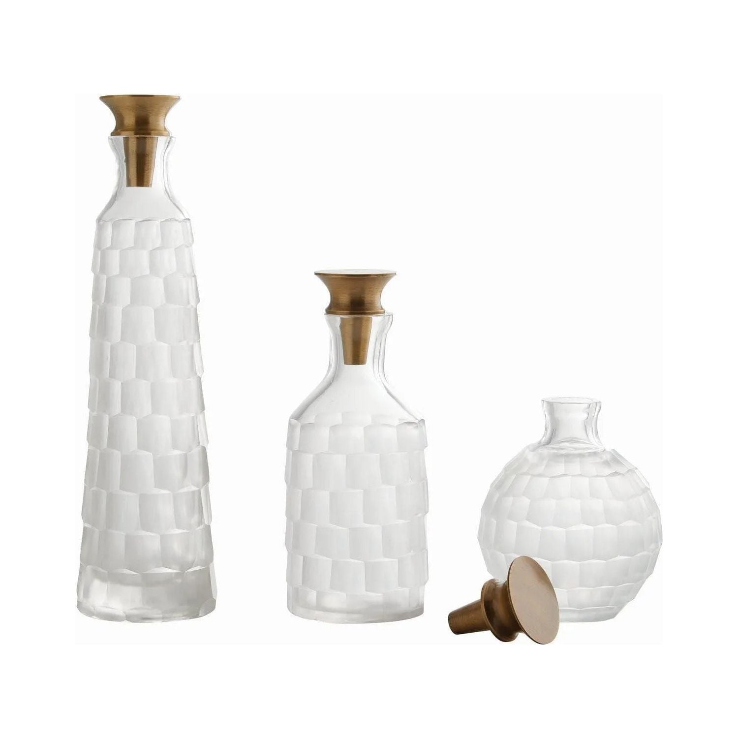 Arteriors - Macklin Decanters, Set of 3 - 4593 | Montreal Lighting & Hardware