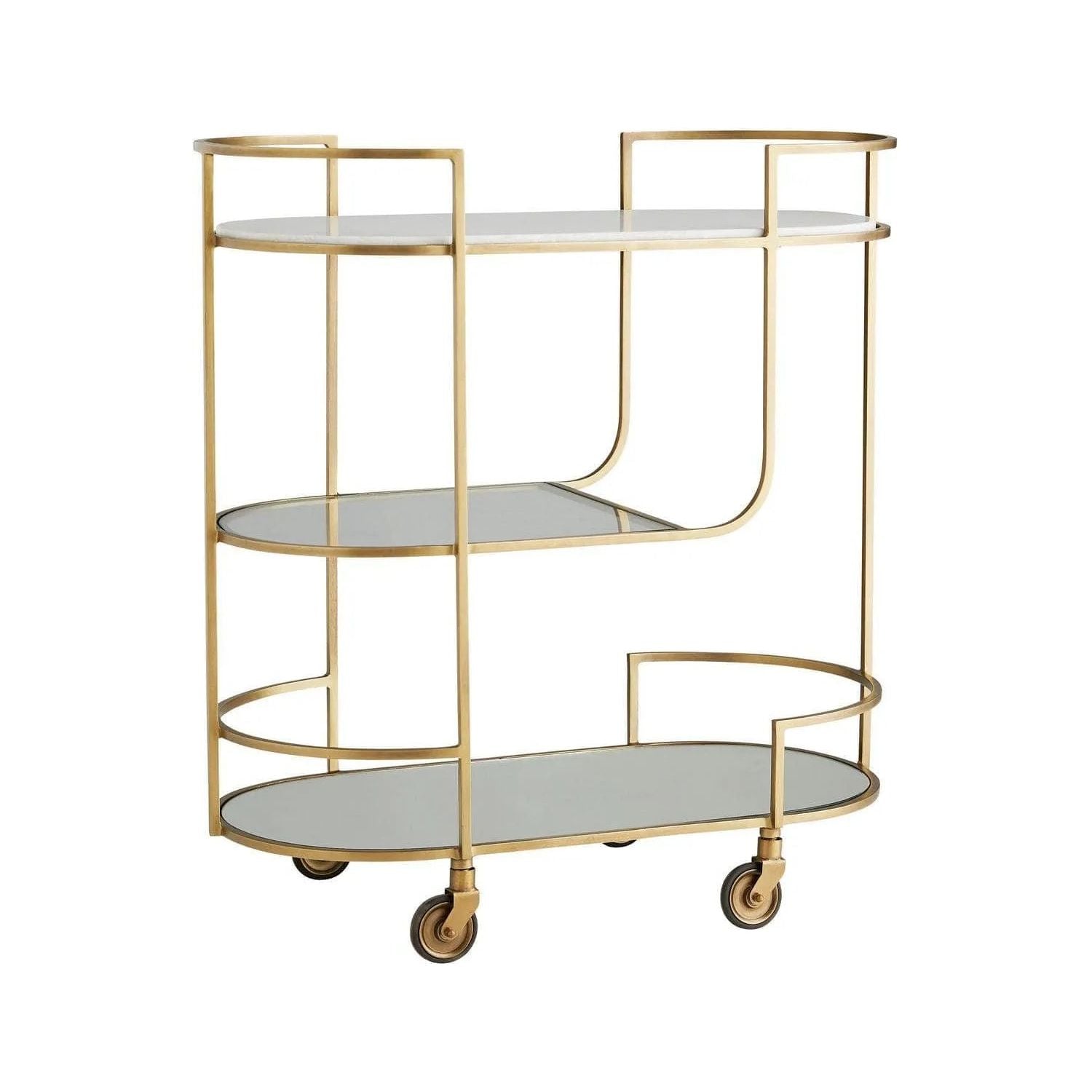 Arteriors - Trainor Bar Cart - 6857 | Montreal Lighting & Hardware