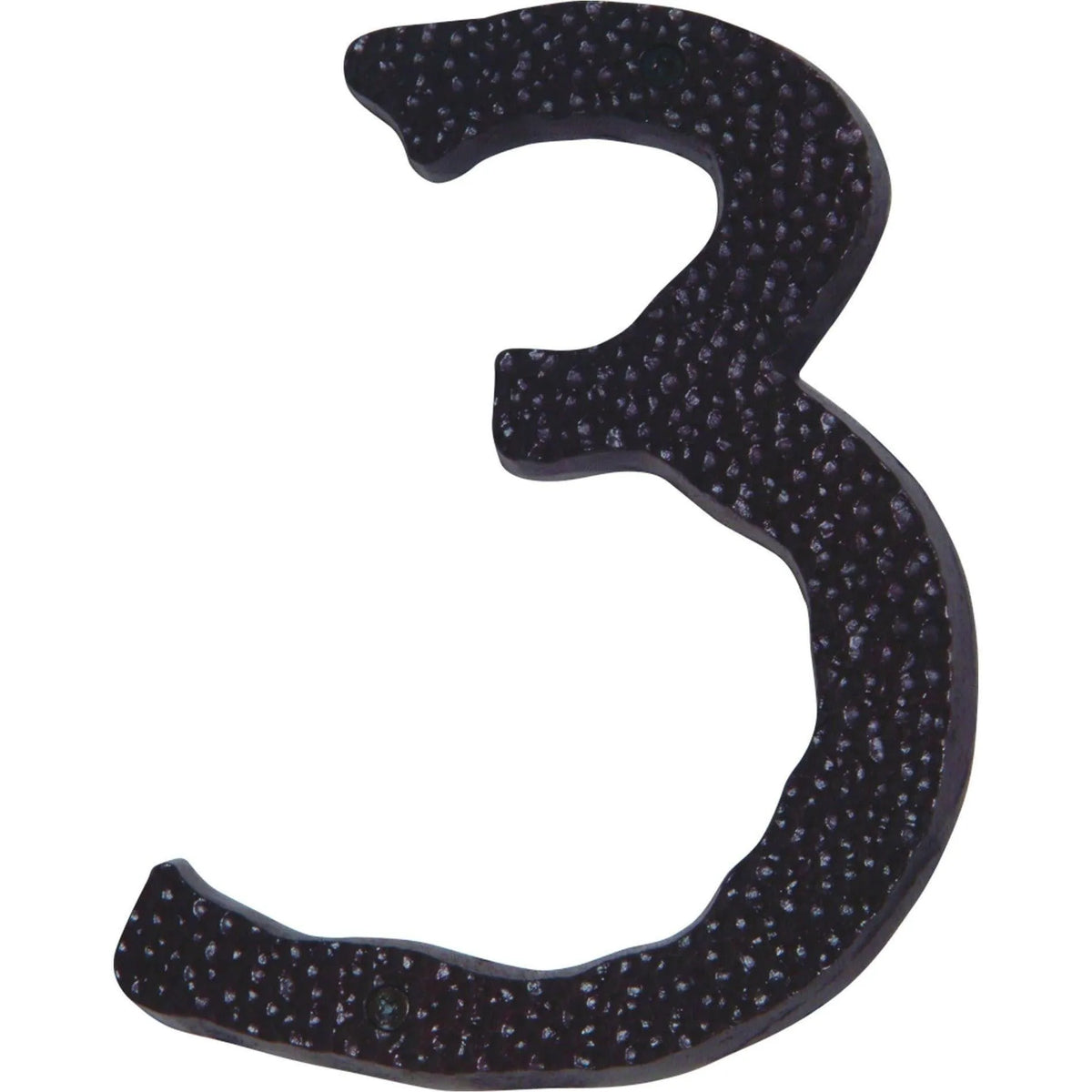 Atlas Homewares - Jagged Hammered House Numbers - HN3L-O | Montreal Lighting & Hardware