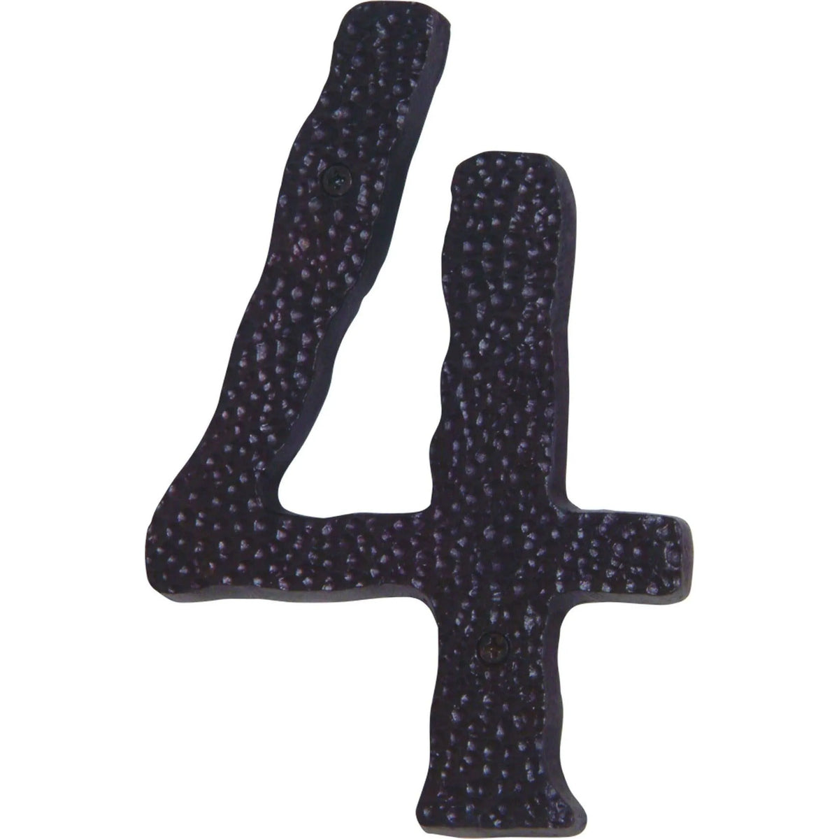 Atlas Homewares - Jagged Hammered House Numbers - HN4L-O | Montreal Lighting & Hardware