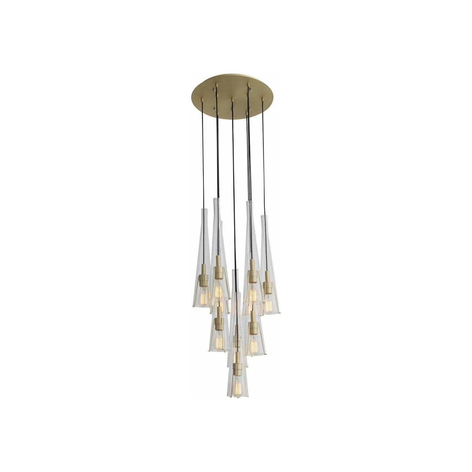 Avenue Lighting - Abbey Park Chandelier - HF8132-BB | Montreal Lighting & Hardware