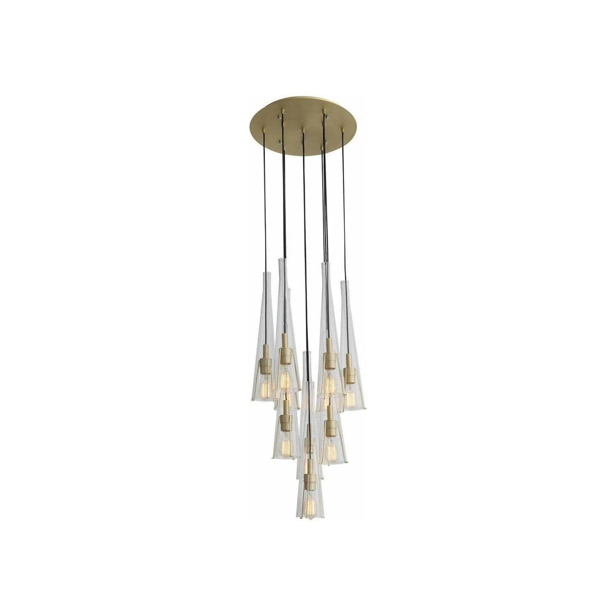 Avenue Lighting - Abbey Park Chandelier - HF8132-BB | Montreal Lighting & Hardware