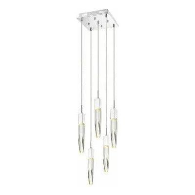 Avenue Lighting - Aspen 5 Multi Pendant - HF1900-5-AP-CH-C | Montreal Lighting & Hardware