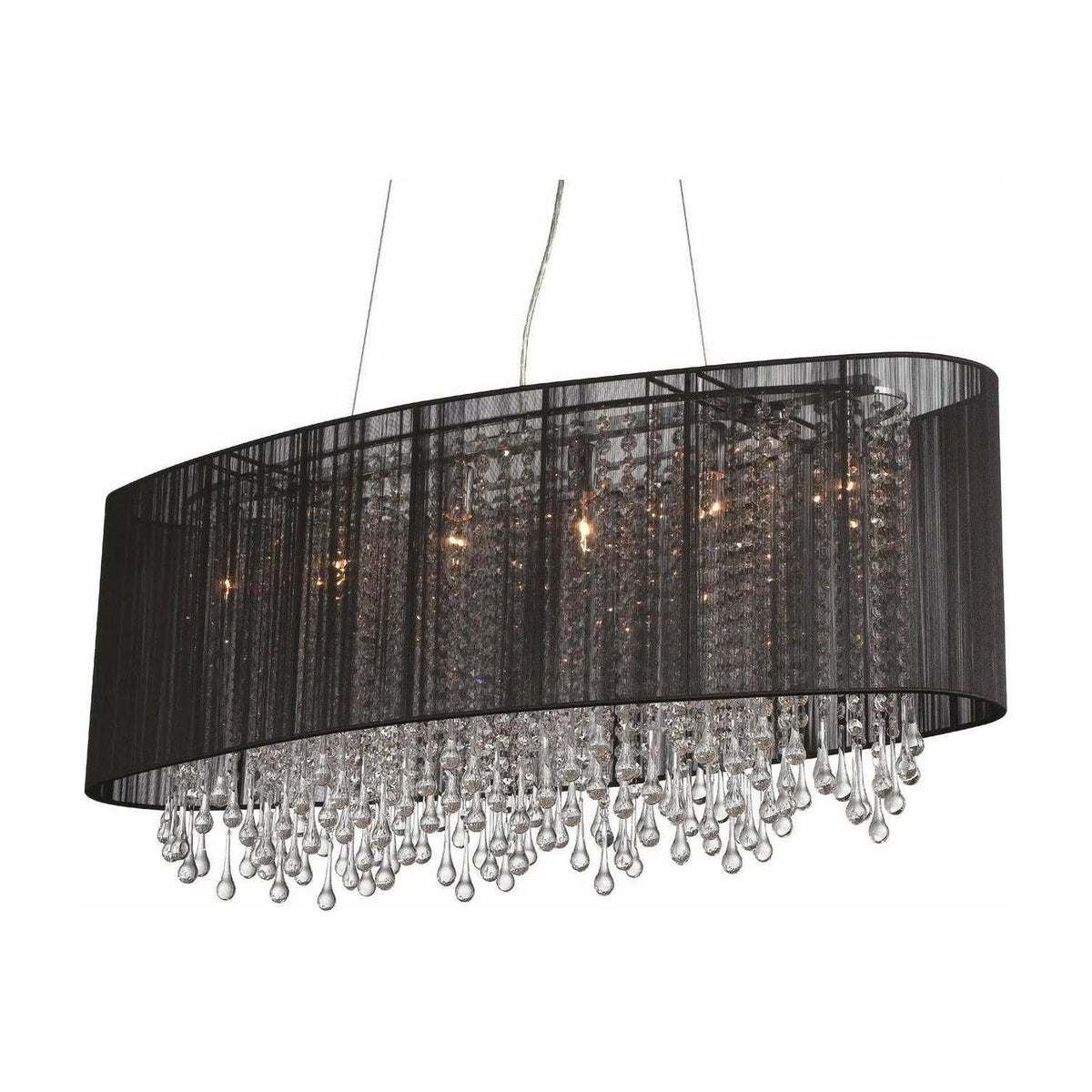 Avenue Lighting - Beverly Dr. Linear Chandelier - HF1503-BLK | Montreal Lighting & Hardware