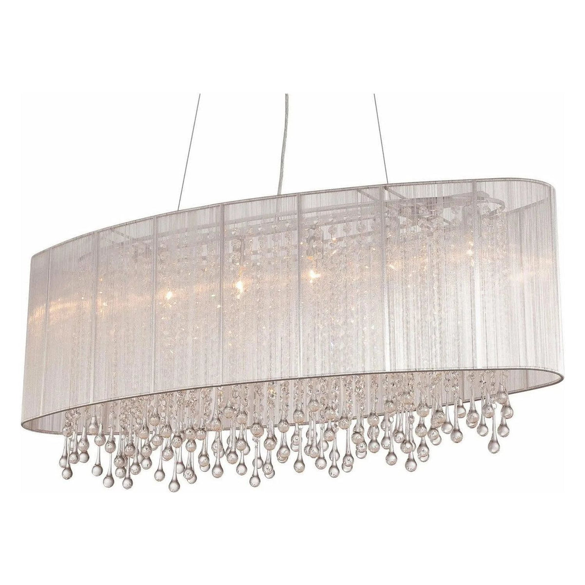 Avenue Lighting - Beverly Dr. Linear Chandelier - HF1503-SLV | Montreal Lighting & Hardware