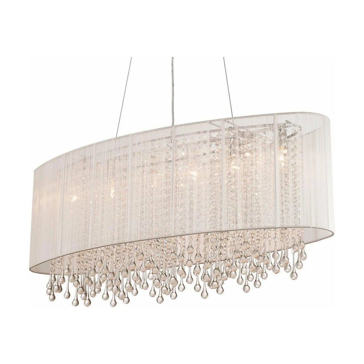 Avenue Lighting - Beverly Dr. Linear Chandelier - HF1503-WHT | Montreal Lighting & Hardware