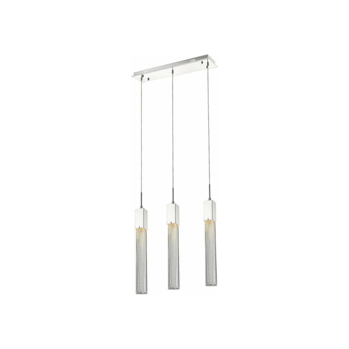 Avenue Lighting - Boa Square Linear Multi Pendant - HF1900-3-BOA-CH | Montreal Lighting & Hardware