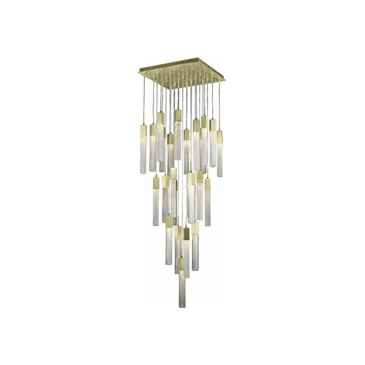 Avenue Lighting - Boa Square Multi Pendant - HF1904-25-BOA-BB | Montreal Lighting & Hardware