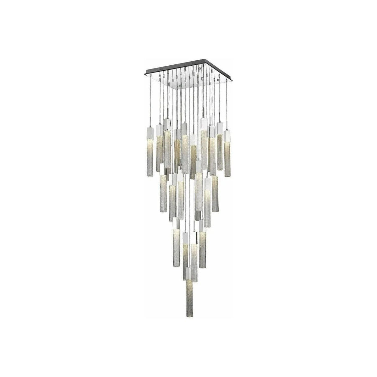 Avenue Lighting - Boa Square Multi Pendant - HF1904-25-BOA-CH | Montreal Lighting & Hardware