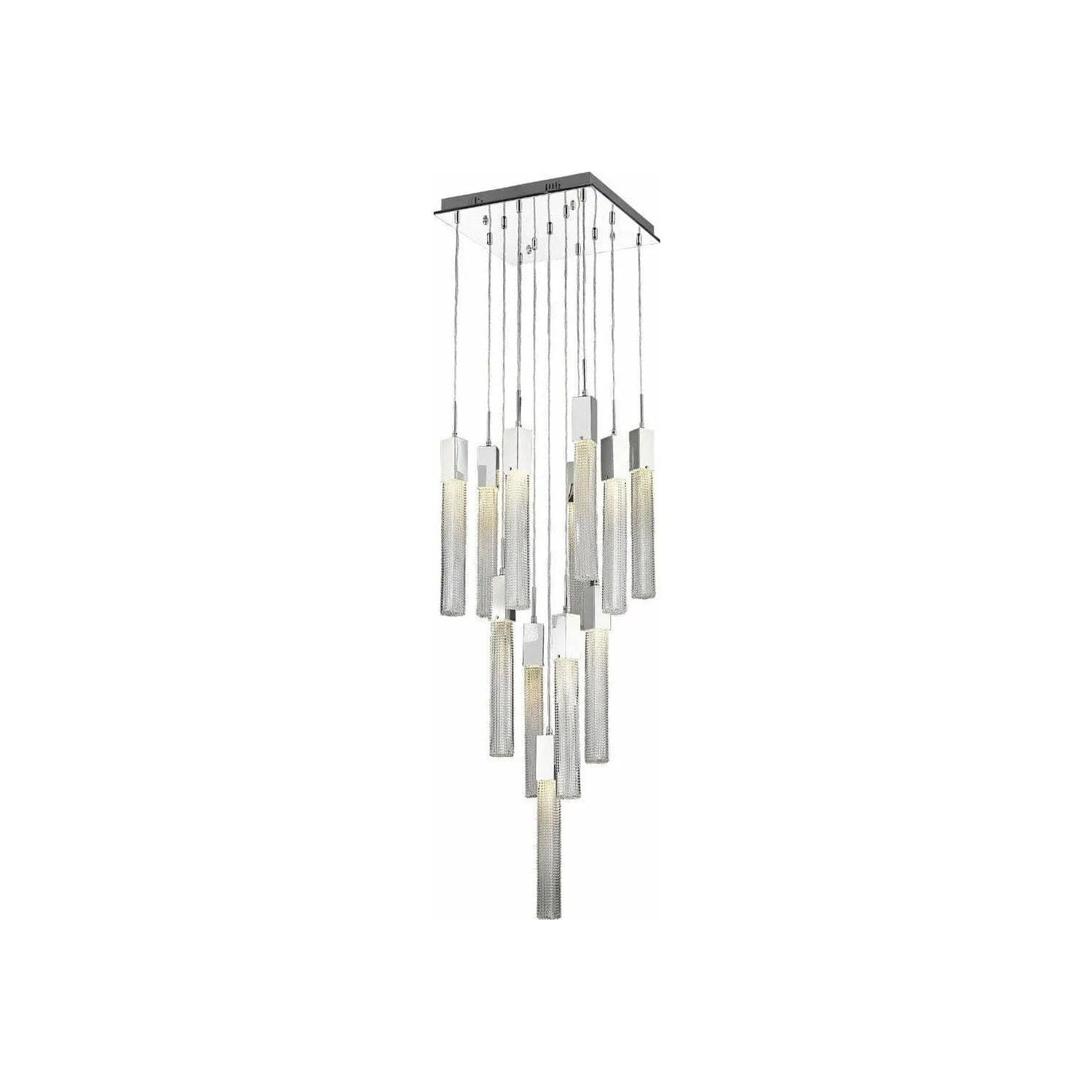 Avenue Lighting - Boa Square Multi Pendant - HF1905-13-BOA-CH | Montreal Lighting & Hardware