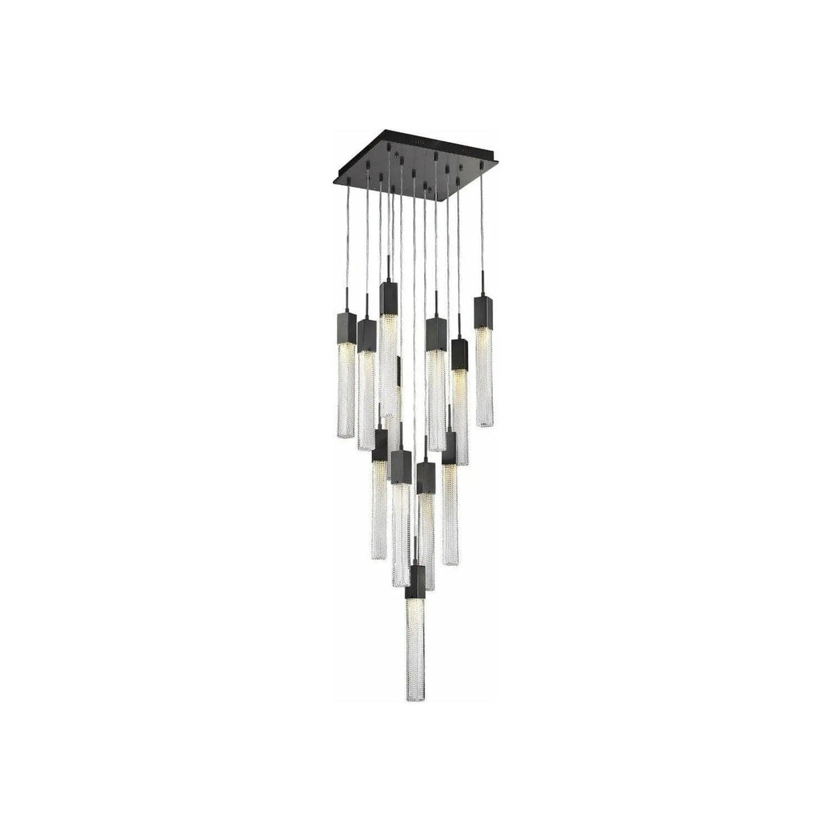 Avenue Lighting - Boa Square Multi Pendant - HF1905-13-BOA-DBZ | Montreal Lighting & Hardware