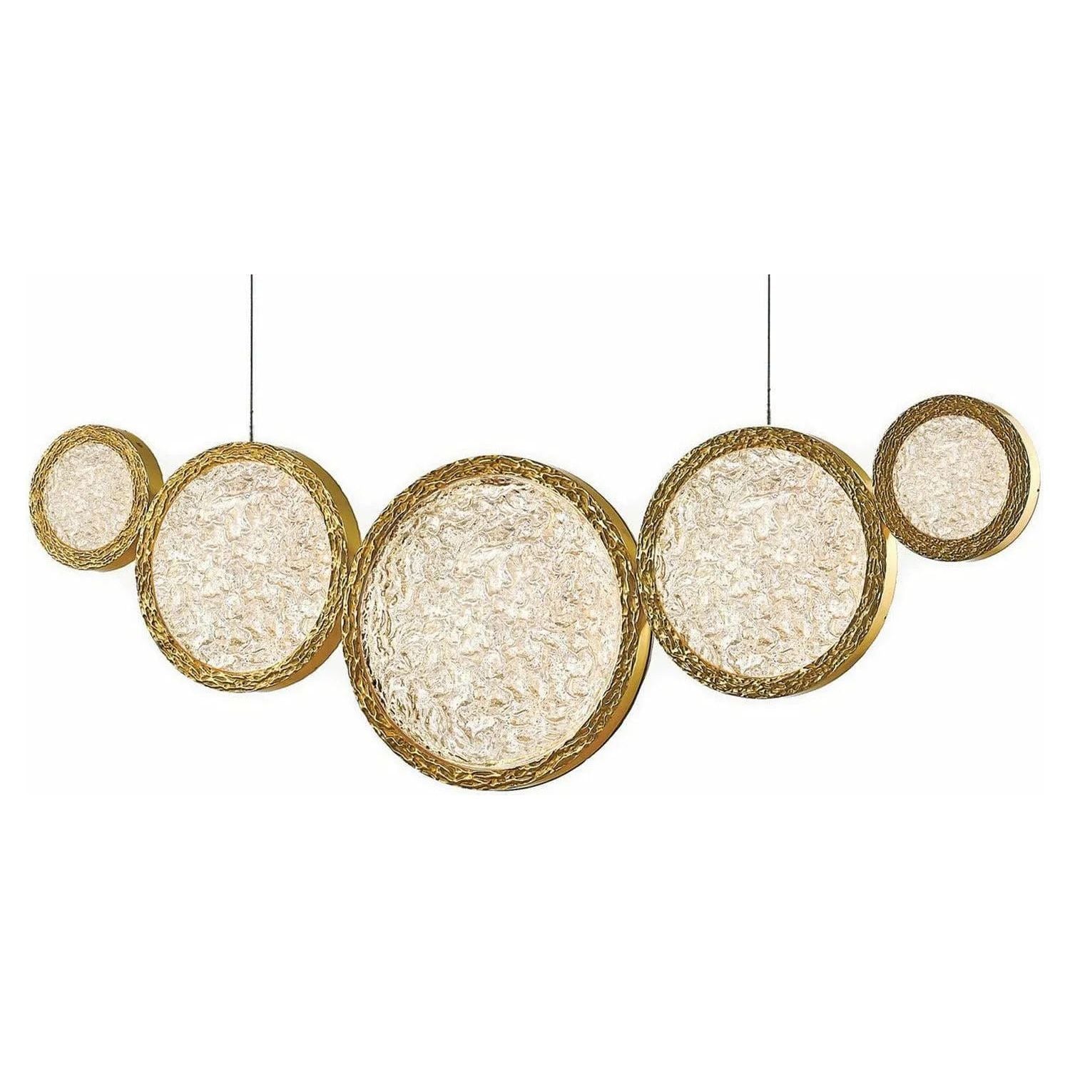 Avenue Lighting - Bottega LED Linear Chandelier - HF5010-PB | Montreal Lighting & Hardware