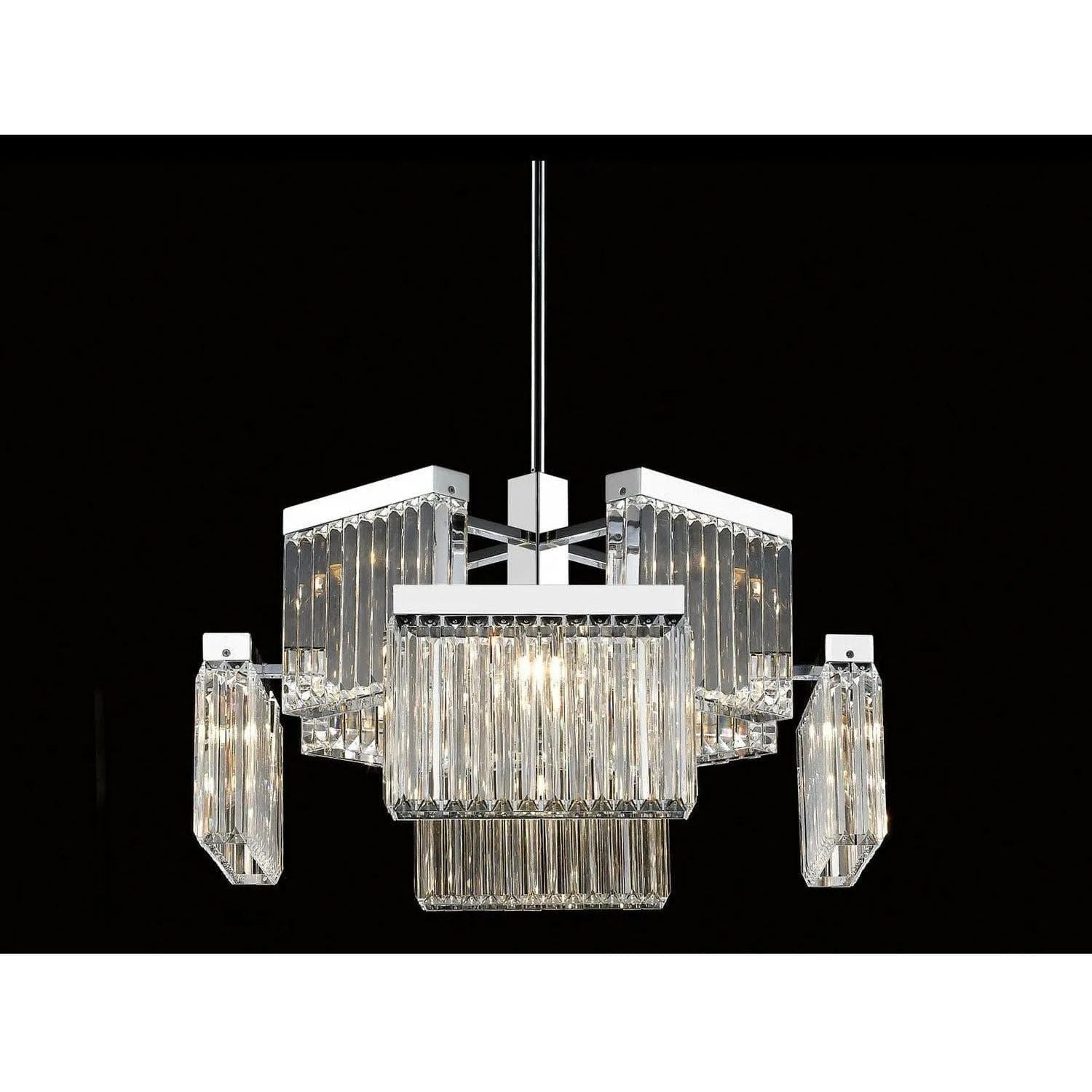 Avenue Lighting - Broadway Chandelier - HF4008-PN | Montreal Lighting & Hardware