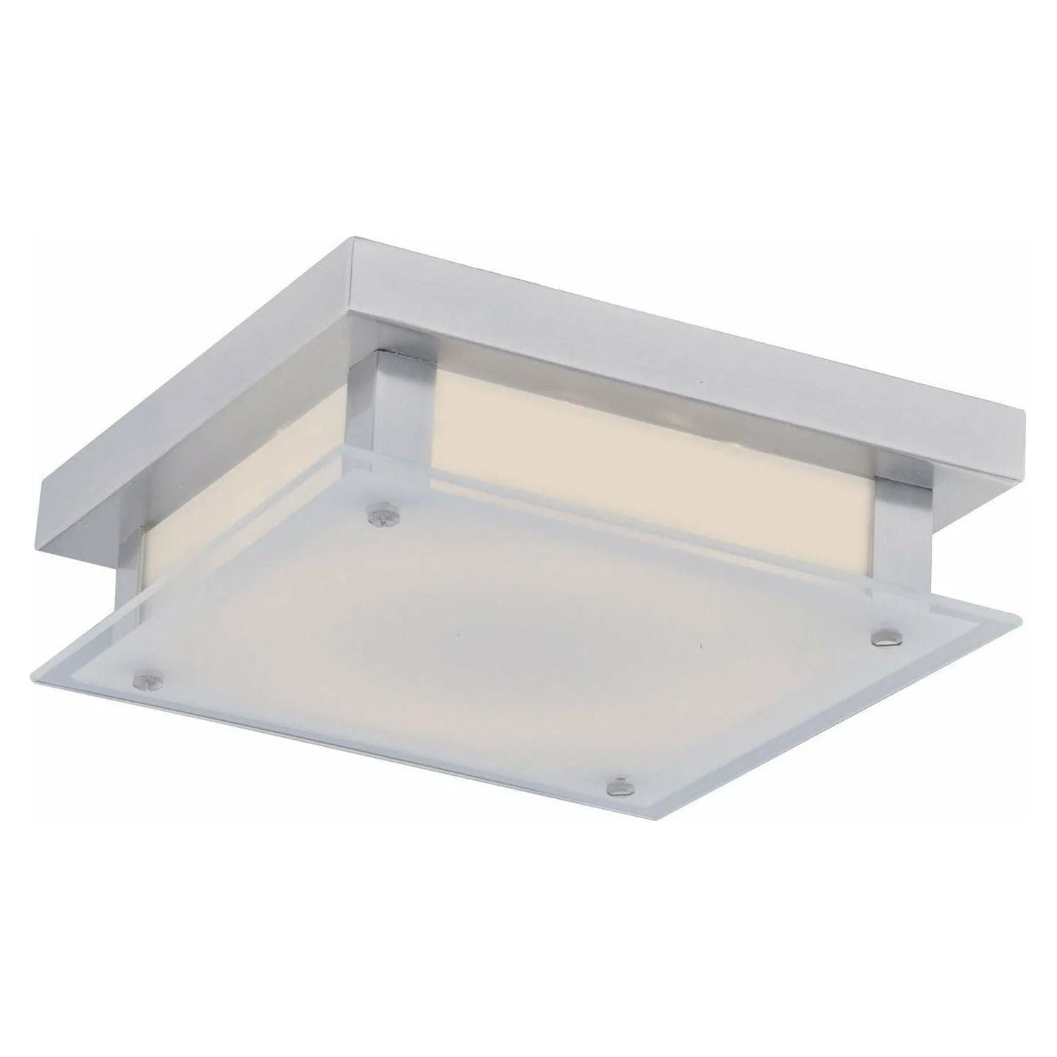 Avenue Lighting - Cermack St. Square Diffuser LED Flush Mount - HF1103-CH | Montreal Lighting & Hardware