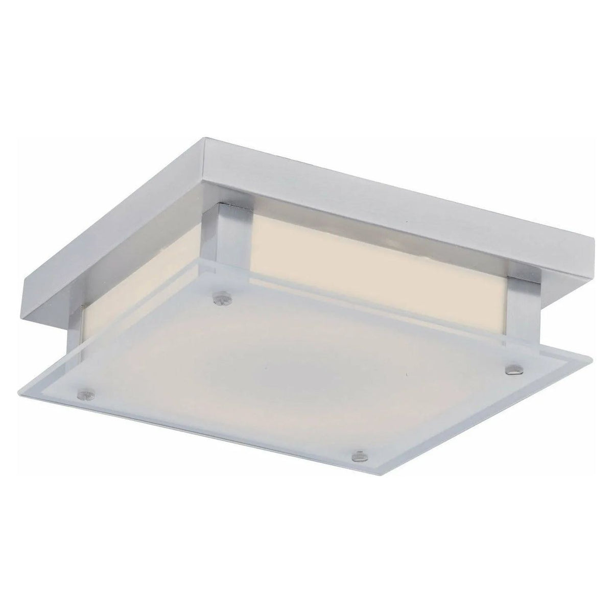 Avenue Lighting - Cermack St. Square Diffuser LED Flush Mount - HF1103-CH | Montreal Lighting & Hardware