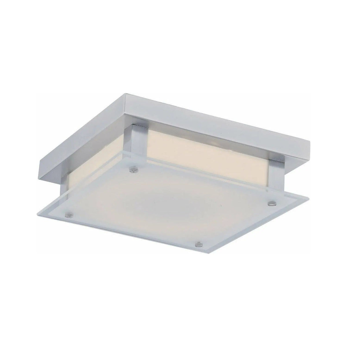 Avenue Lighting - Cermack St. Square Diffuser LED Flush Mount - HF1104-CH | Montreal Lighting & Hardware