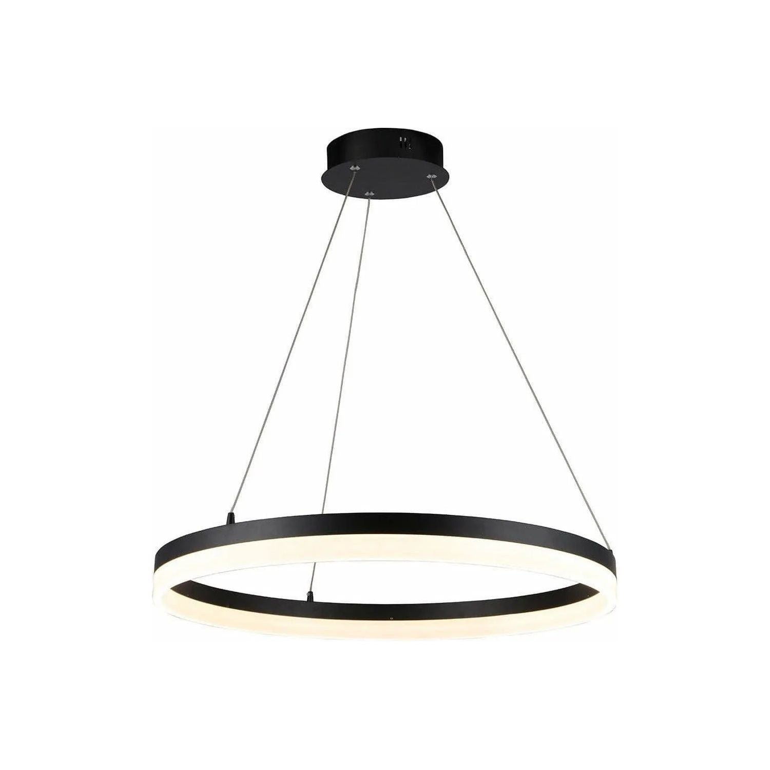 Avenue Lighting - Circa LED Ring Pendant - HF5027-BK | Montreal Lighting & Hardware