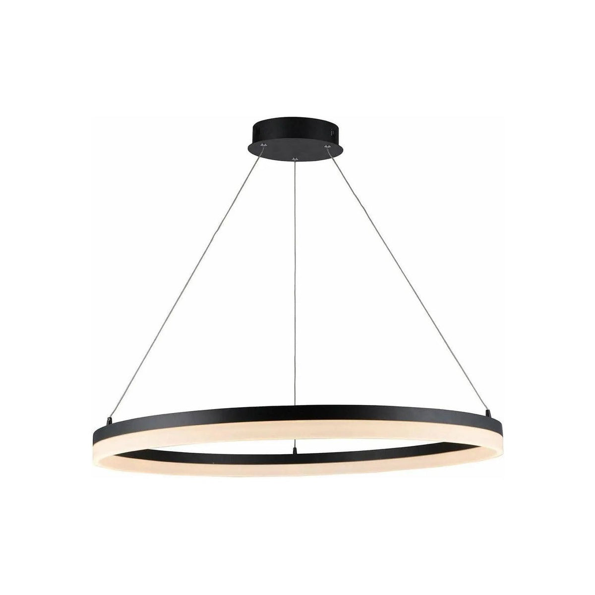 Avenue Lighting - Circa LED Ring Pendant - HF5028-BK | Montreal Lighting & Hardware