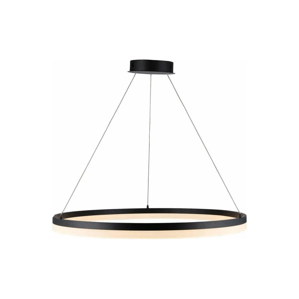 Avenue Lighting - Circa LED Ring Pendant - HF5029-BK | Montreal Lighting & Hardware