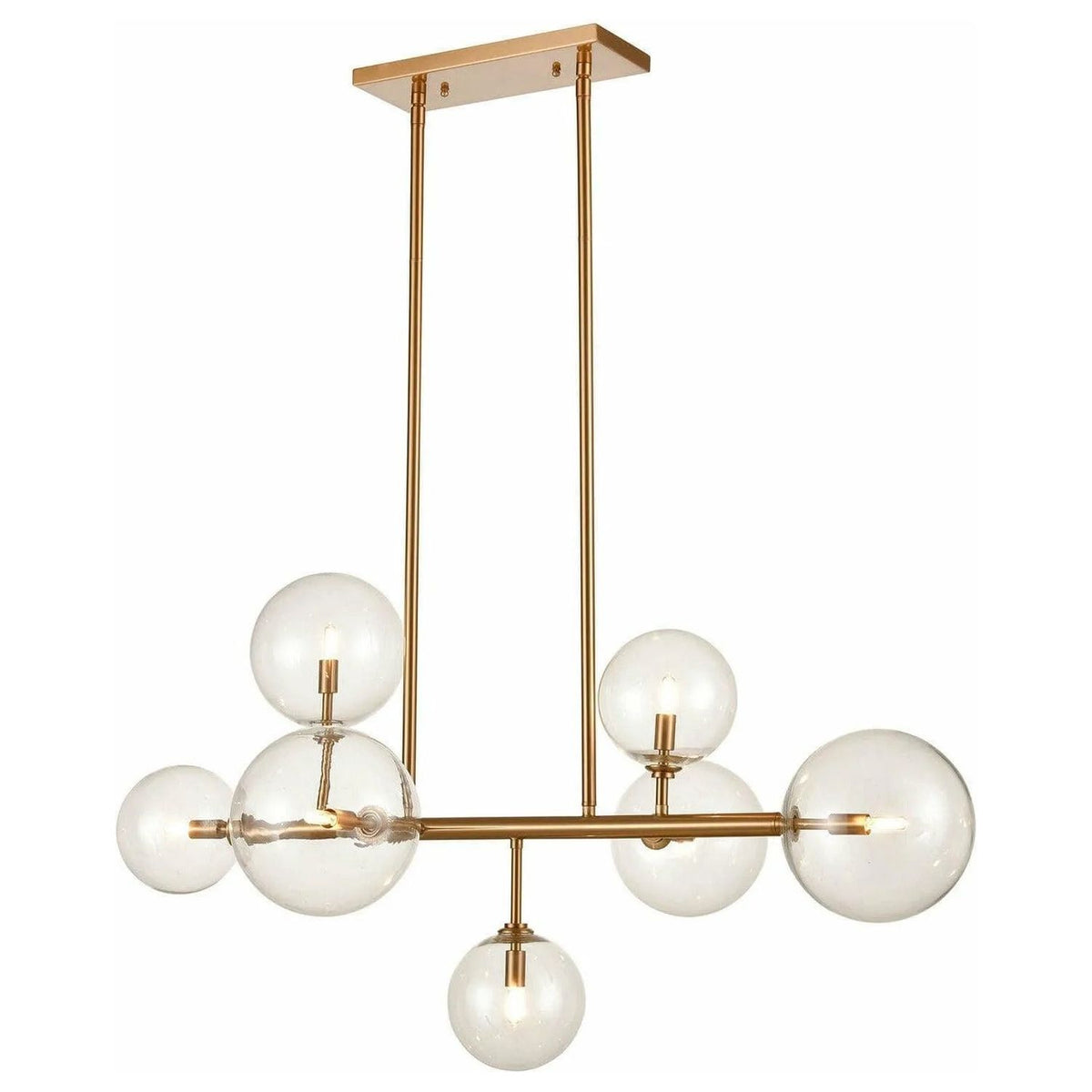 Avenue Lighting - Delilah Linear Chandelier - HF4207-AB | Montreal Lighting & Hardware