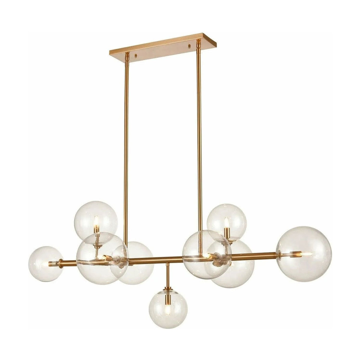 Avenue Lighting - Delilah Linear Chandelier - HF4209-AB | Montreal Lighting & Hardware