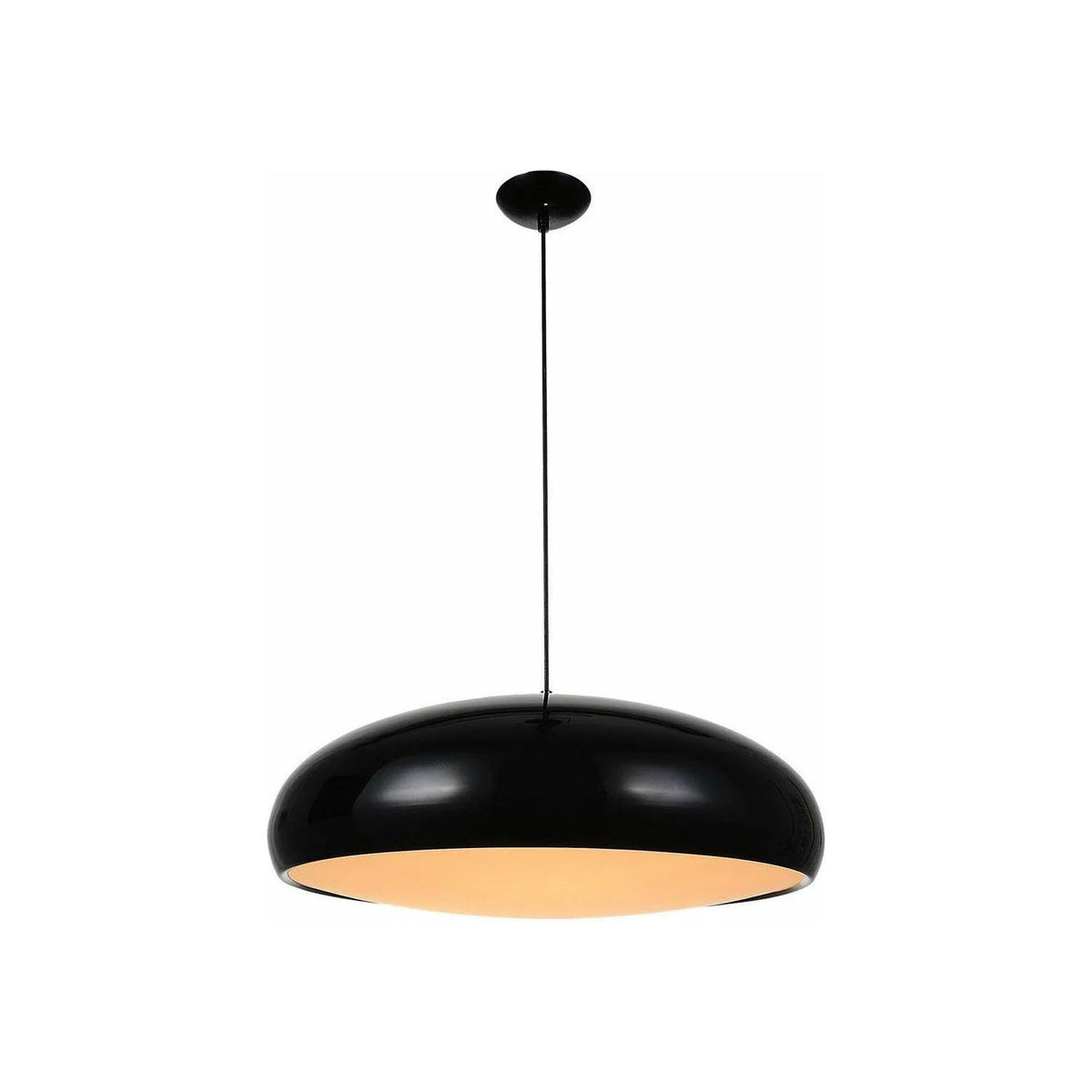 Avenue Lighting - Doheny Ave. Round Pendant - HF9116-BK | Montreal Lighting & Hardware