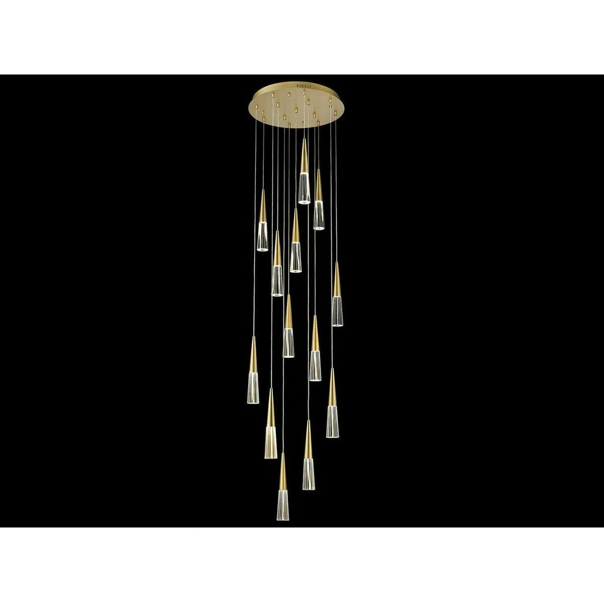 Avenue Lighting - Encino Ave. Multi-Light Pendant - HF7713-BB | Montreal Lighting & Hardware