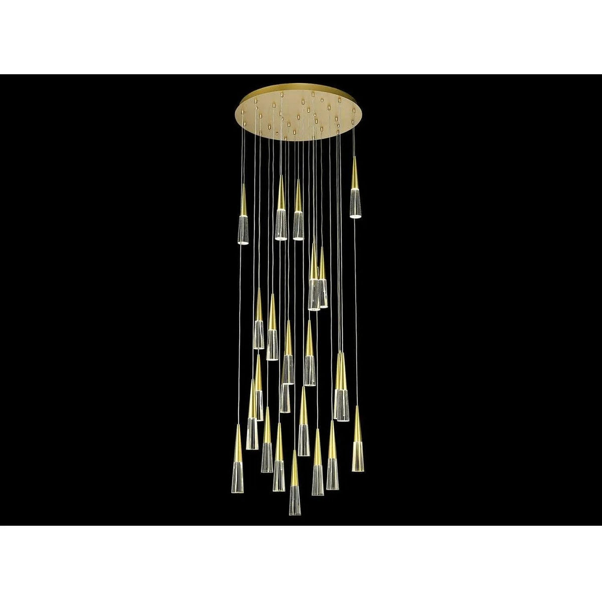 Avenue Lighting - Encino Ave. Multi-Light Pendant - HF7725-BB | Montreal Lighting & Hardware