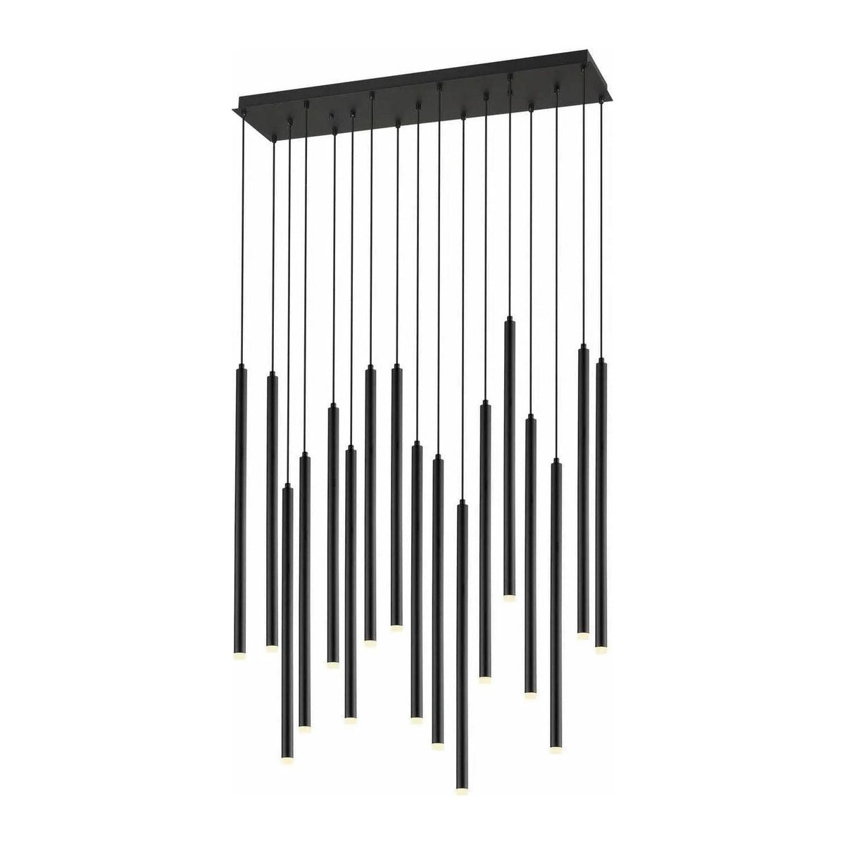 Avenue Lighting - Filmore Ave. Linear Multi Pendant - HF2802-BLK | Montreal Lighting & Hardware