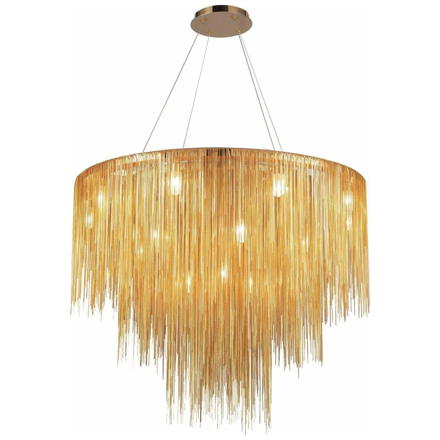 Avenue Lighting - Fountain Ave LED Chandelier - HF2222-G | Montreal Lighting & Hardware