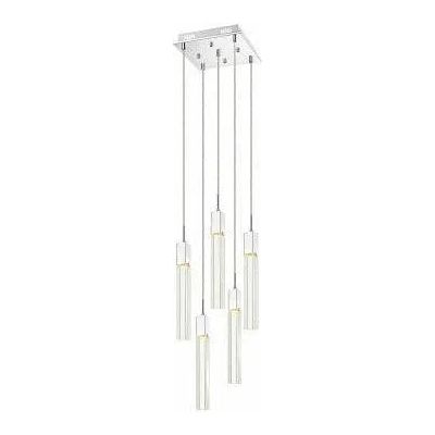 Avenue Lighting - Glacier 5 Pendant - HF1900-5-GL-CH-C | Montreal Lighting & Hardware