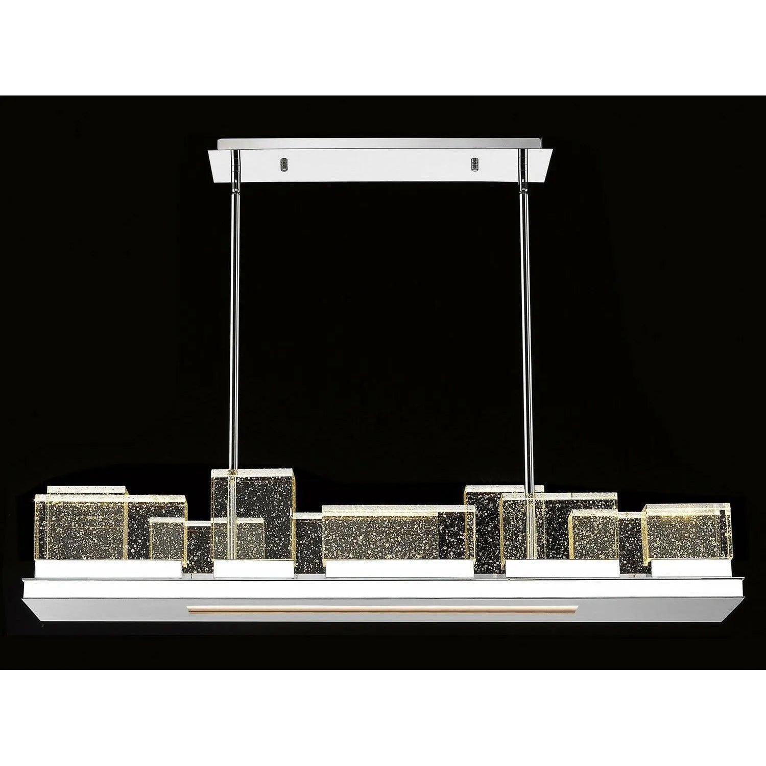 Avenue Lighting - Glacier LED Linear Chandelier - HF3005-PN | Montreal Lighting & Hardware