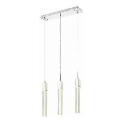 Avenue Lighting - Glacier Linear Multi Pendant - HF1900-3-GL-CH-C | Montreal Lighting & Hardware