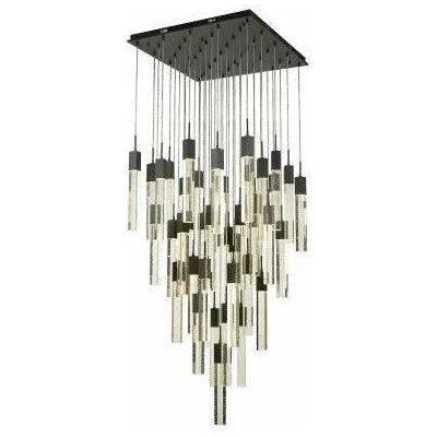 Avenue Lighting - Glacier Multi Pendant - HF1903-41-GL-BK | Montreal Lighting & Hardware