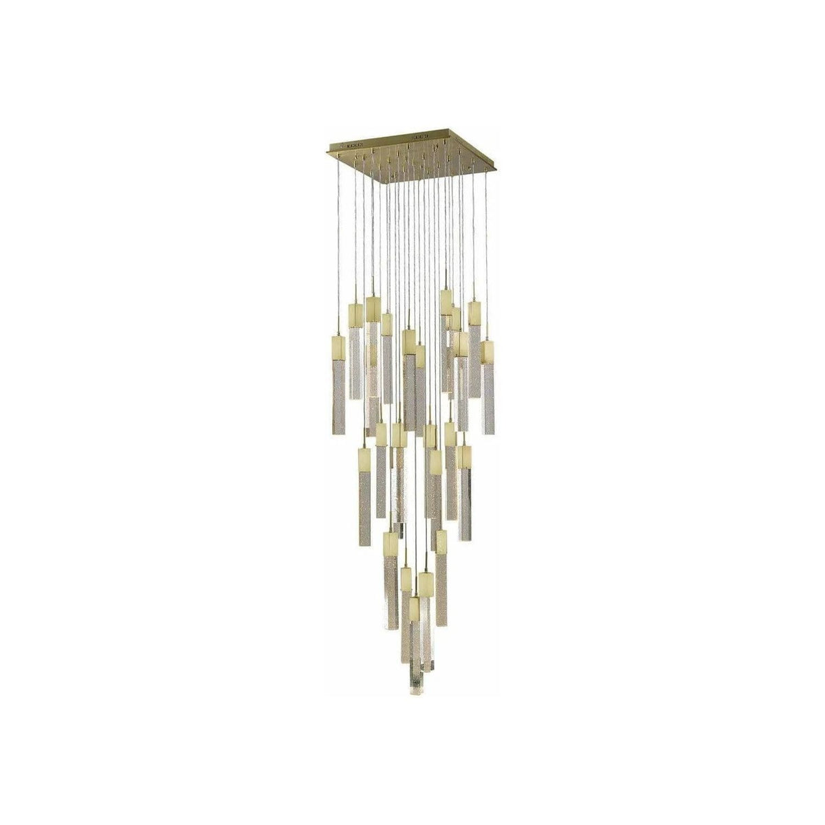 Avenue Lighting - Glacier Multi Pendant - HF1904-25-GL-BB | Montreal Lighting & Hardware