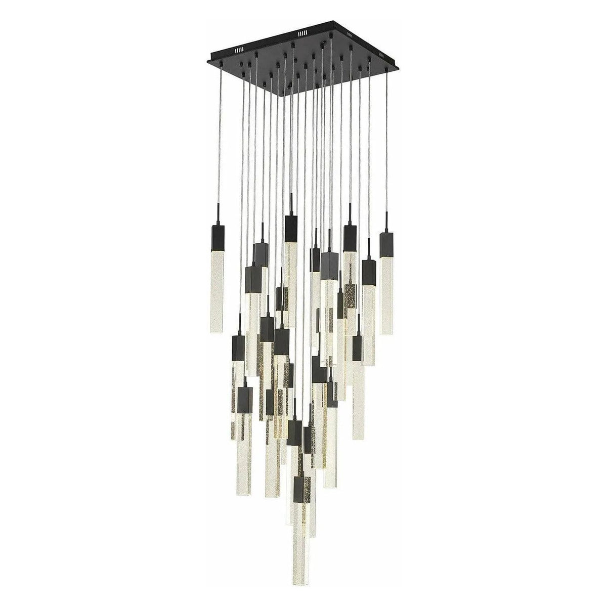 Avenue Lighting - Glacier Multi Pendant - HF1904-25-GL-BK | Montreal Lighting & Hardware