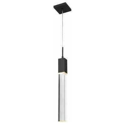 Avenue Lighting - Glacier Pendant - HF1901-1-GL-BK-C | Montreal Lighting & Hardware