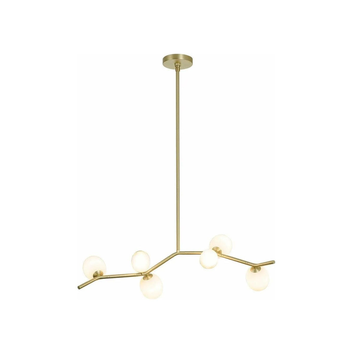 Avenue Lighting - Hampton Linear Chandelier - HF4806-WHT | Montreal Lighting & Hardware