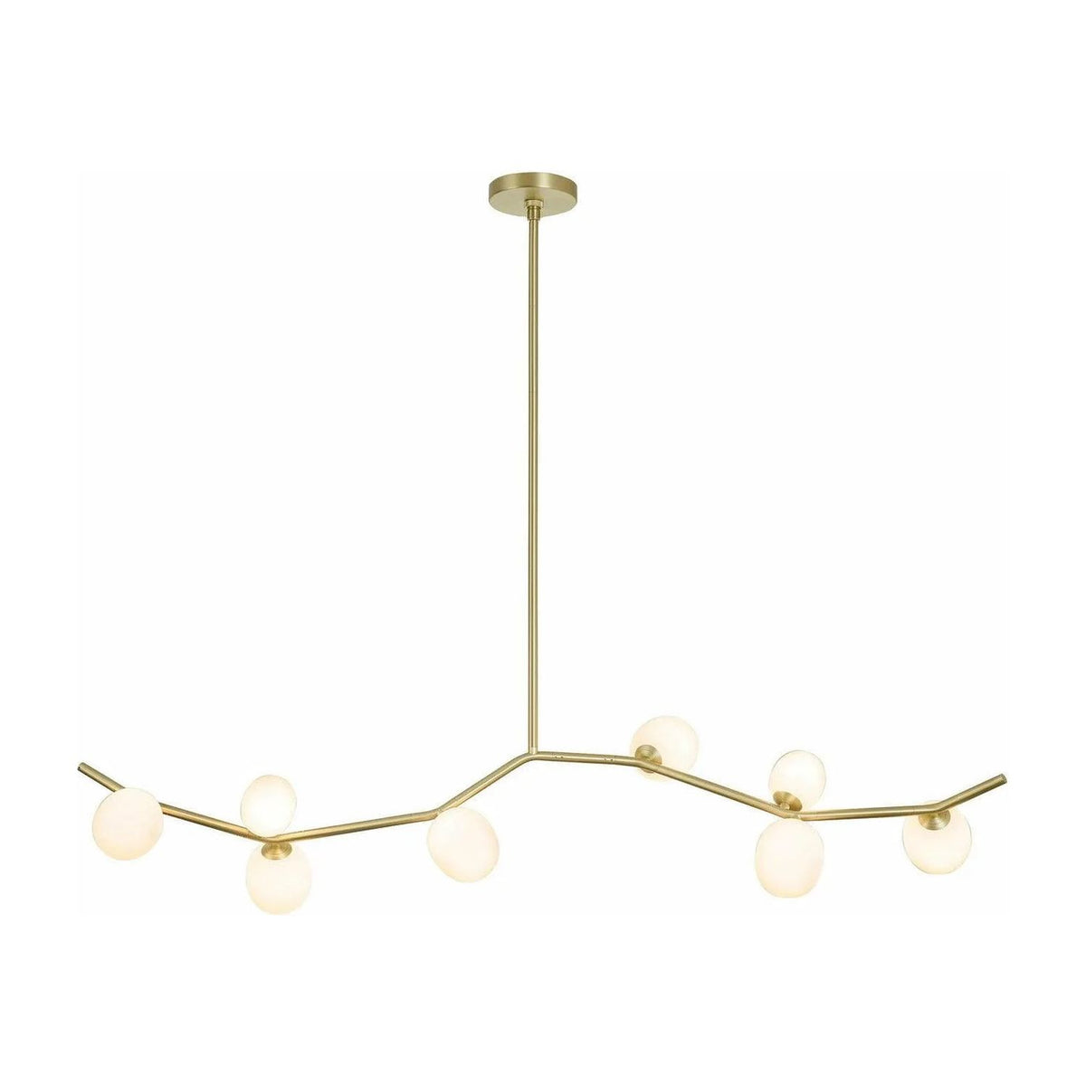 Avenue Lighting - Hampton Linear Chandelier - HF4808-WHT | Montreal Lighting & Hardware