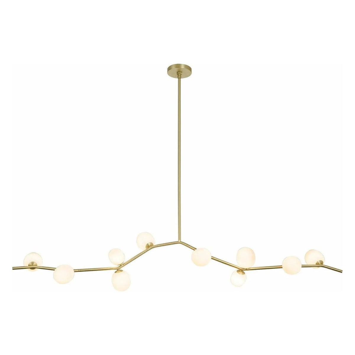 Avenue Lighting - Hampton Linear Chandelier - HF4810-WHT | Montreal Lighting & Hardware