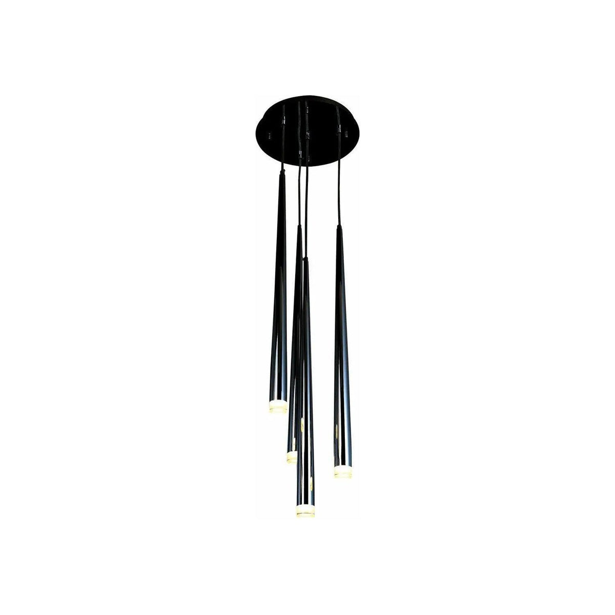 Avenue Lighting - Highland Ave. Mutli Pendant - HF2104-BLK | Montreal Lighting & Hardware