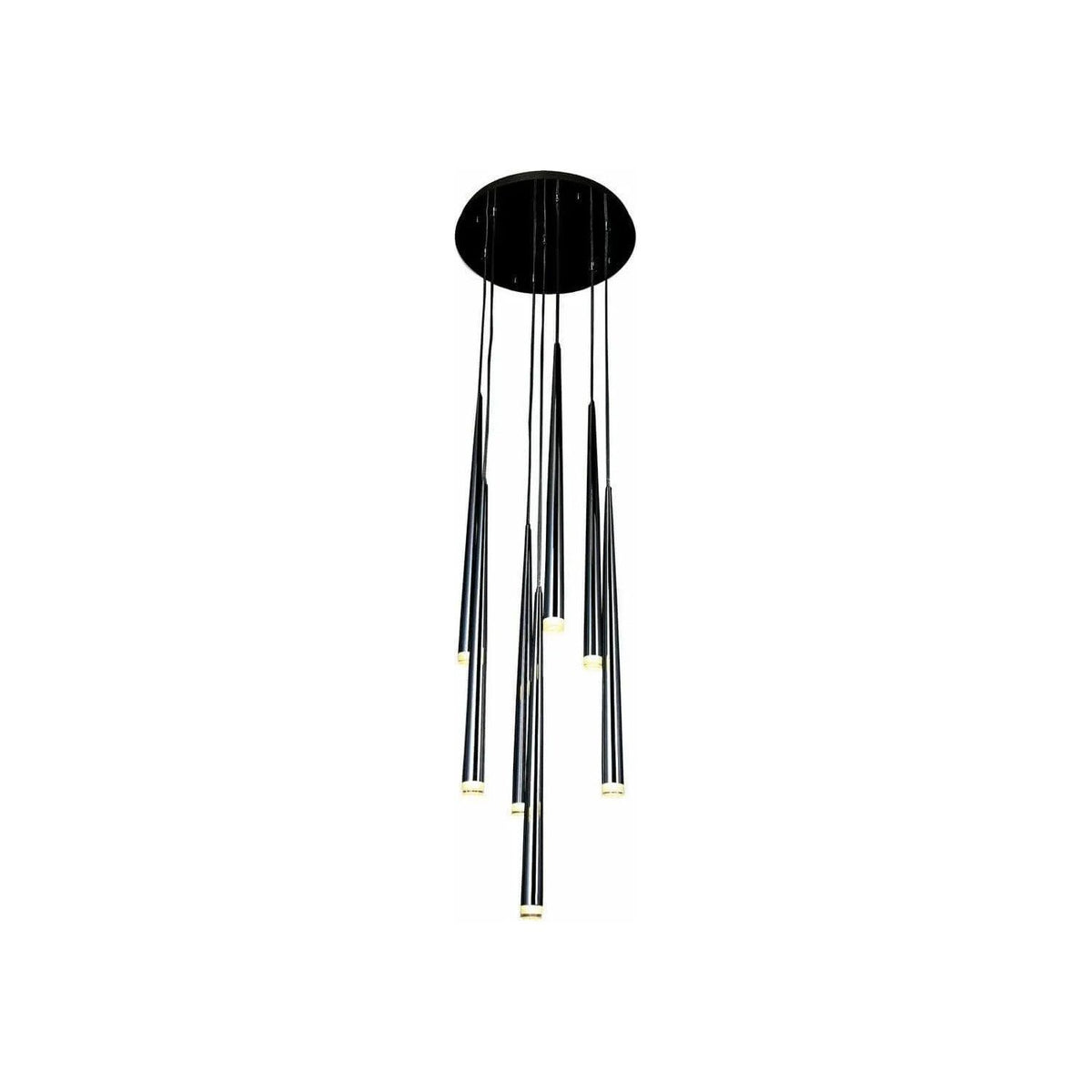 Avenue Lighting - Highland Ave. Mutli Pendant - HF2107-BLK | Montreal Lighting & Hardware