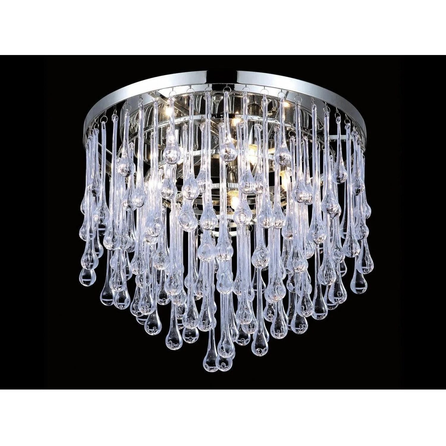 Avenue Lighting - Hollywood Blvd. Flush Mount - HF1803-PN | Montreal Lighting & Hardware