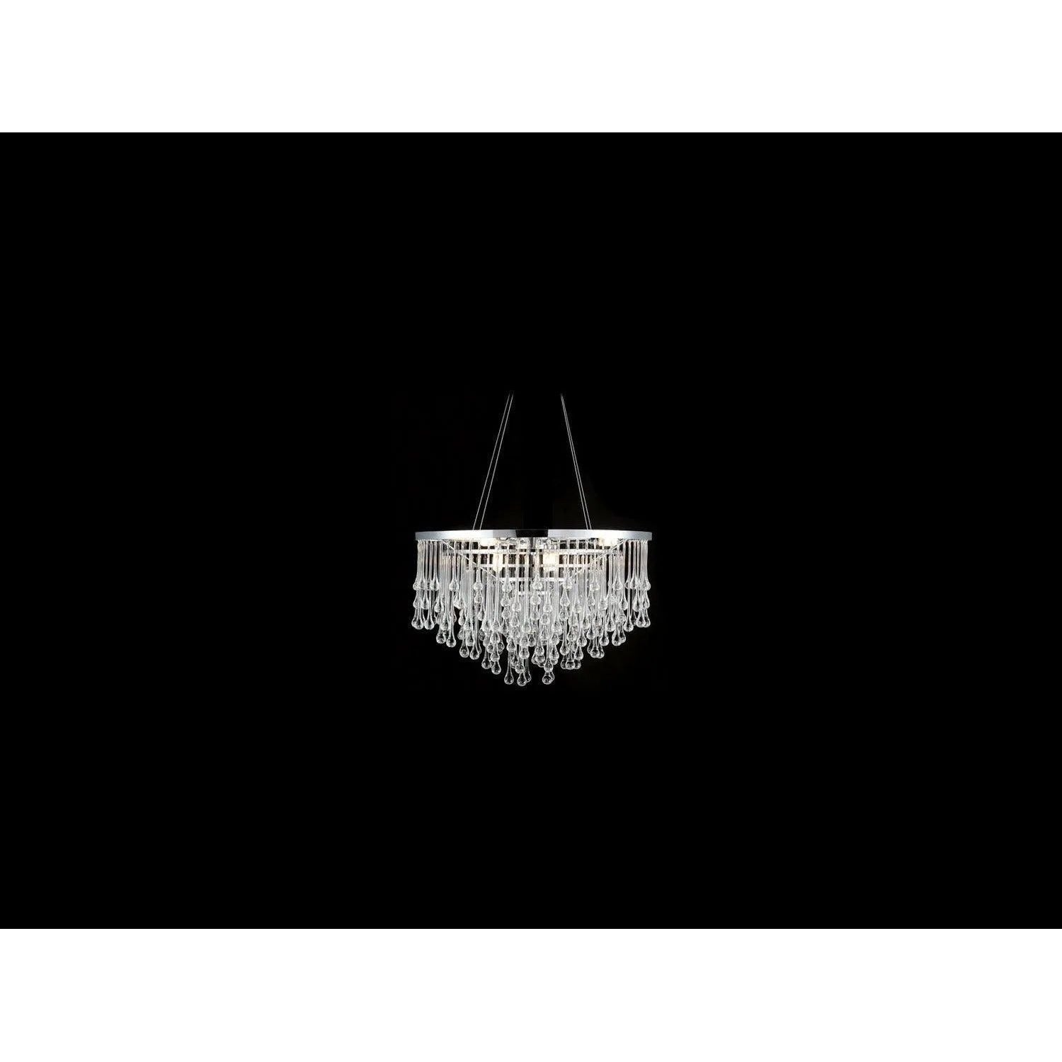 Avenue Lighting - Hollywood Blvd. Round Chandelier - HF1808-PN | Montreal Lighting & Hardware